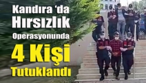 Kandıra'da Hırsızlık operasyonunda 4 kişi tutuklandı