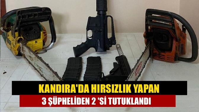 Kandıra'da hırsızlık yapan 3 şüpheliden 2 'si tutuklandı