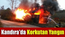 Kandıra'da korkutan yangın