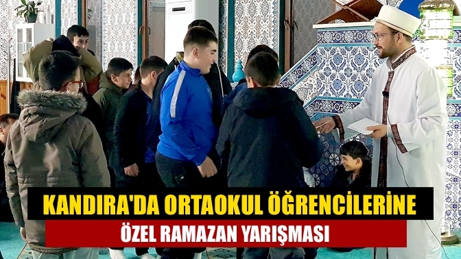 Kandıra'da Ortaokul Öğrencilerine Özel Ramazan Yarışması