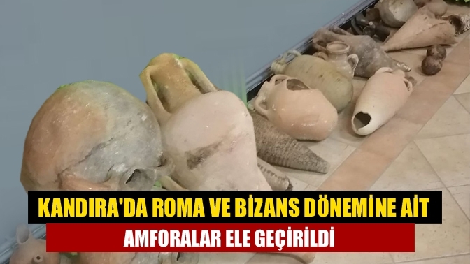 Kandıra'da Roma ve Bizans dönemine ait amforalar ele geçirildi