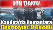 Kandıra'da Romanlara Operasyon: 9 Gözaltı