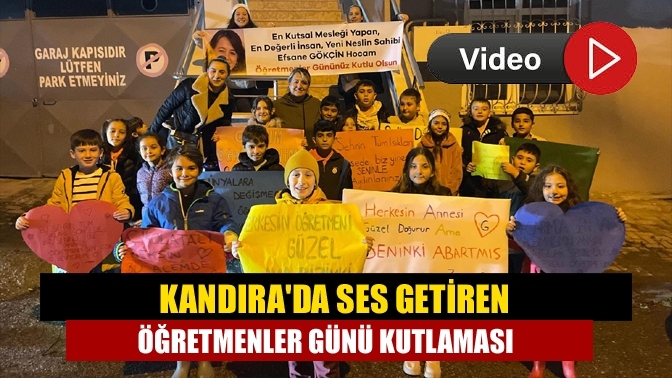 Kandıra'da Ses Getiren Öğretmenler Günü Kutlaması