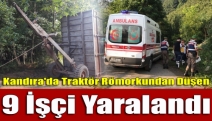 Kandıra'da Traktör Römorkundan Düşen 9 İşçi Yaralandı