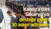 Kandıra'dan Sakarya'ya desteğe gittikleri iddia edilen 30 asker