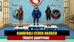 Kandıralı Ceren Akarsu Türkiye şampiyonu