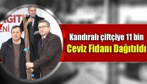 Kandıralı çiftçiye 11 bin ceviz fidanı dağıtıldı