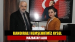 Kandıralı Hemşehrimiz Aysel mazbatayı aldı