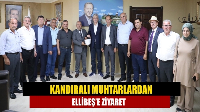 Kandıralı muhtarlardan Ellibeş’e ziyaret