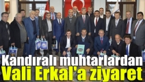 Kandıralı muhtarlardan Vali Erkal'a ziyaret