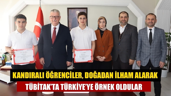 Kandıralı Öğrenciler, Doğadan İlham Alarak TÜBİTAK’ta Türkiye’ye Örnek Oldular