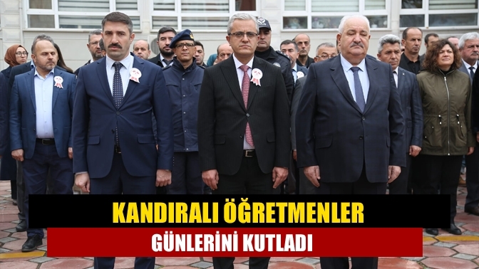 Kandıralı öğretmenler günlerini kutladı