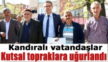 Kandıralı vatandaşlar kutsal topraklara uğurlandı