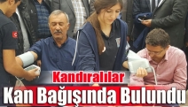 Kandıralılar kan bağışında bulundu