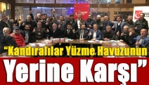 Kandıralılar yüzme havuzunun yerine karşı