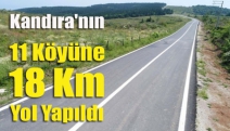 Kandıra'nın 11 Köyüne 18 Km Yol Yapıldı