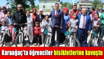 Karaağaç’ta öğrenciler bisikletlerine kavuştu