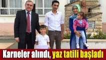 Karneler alındı, yaz tatili başladı