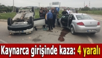 Kaynarca girişinde kaza: 4 yaralı