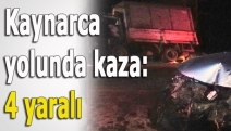 Kaynarca yolunda kaza: 4 yaralı