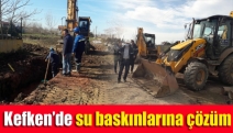 Kefken’de su baskınlarına çözüm