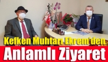 Kefken Muhtarı Ekrem’den anlamlı ziyaret