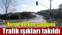 Kerpe-Kefken sapağına trafik ışıkları takıldı