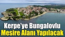 Kerpe’ye bungalovlu mesire alanı yapılacak