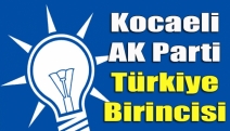 Kocaeli AK Parti Türkiye birincisi