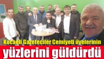 Kocaeli Gazeteciler Cemiyeti üyelerinin yüzlerini güldürdü