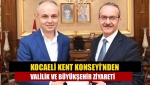 Kocaeli Kent Konseyi’nden Valilik ve Büyükşehir ziyareti