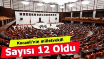 Kocaeli’nin milletvekili sayısı 12 oldu