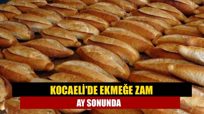 Kocaeli'de ekmeğe zam ay sonunda