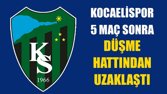 Kocaelispor 5 maç sonra düşme hattından uzaklaştı