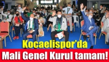 Kocaelispor’da Mali Genel Kurul tamam!