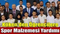 Köken’den Öğrencilere Spor Malzemesi Yardımı