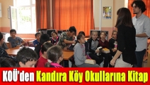 KOÜ’den Kandıra köy okullarına kitap