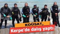 KOÜSAT, Kerpe’de dalış yaptı