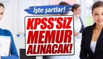 KPSS’siz memur alımı için süreç başladı