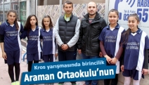 Kros yarışmasında birincilik Kaymaz Araman Ortaokulu’nun