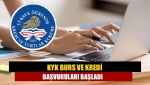 KYK burs ve kredi başvuruları başladı