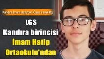 LGS Kandıra birincisi İmam Hatip Ortaokulu'ndan