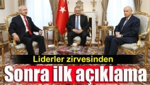 Liderler zirvesinden sonra ilk açıklama