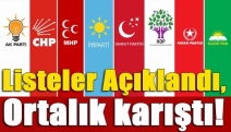 Listeler açıklandı, ortalık karıştı!