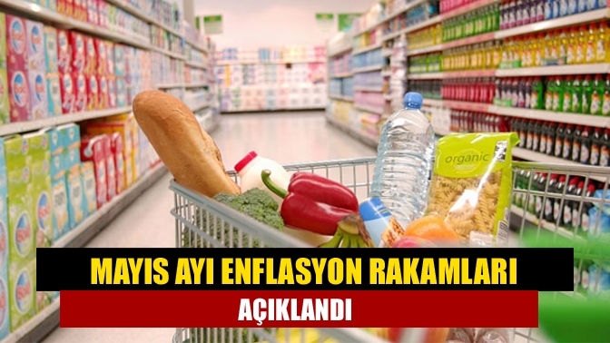 Mayıs ayı enflasyon rakamları açıklandı