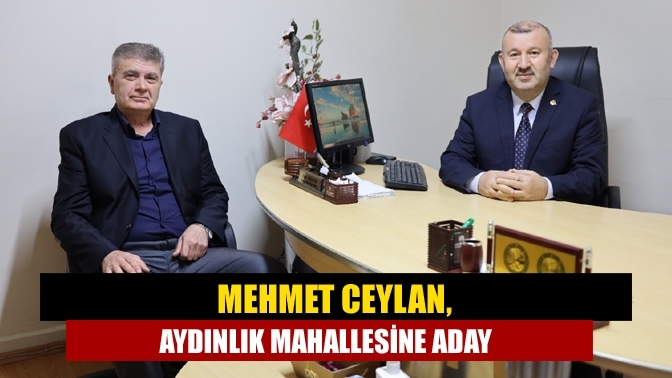 Mehmet Ceylan, Aydınlık Mahallesine aday