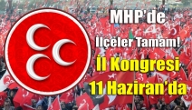 MHP’de İlçeler Tamam! İl Kongresi 11 Haziran’da