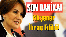 MHP Disiplin Kurulu Meral Akşener'i ihraç etti.