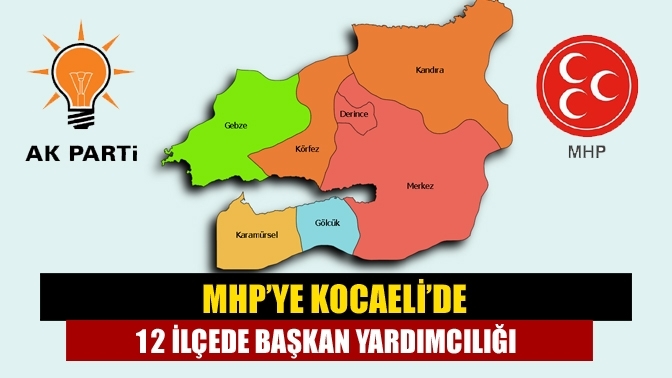 MHP’ye Kocaeli’de 12 ilçede başkan yardımcılığı