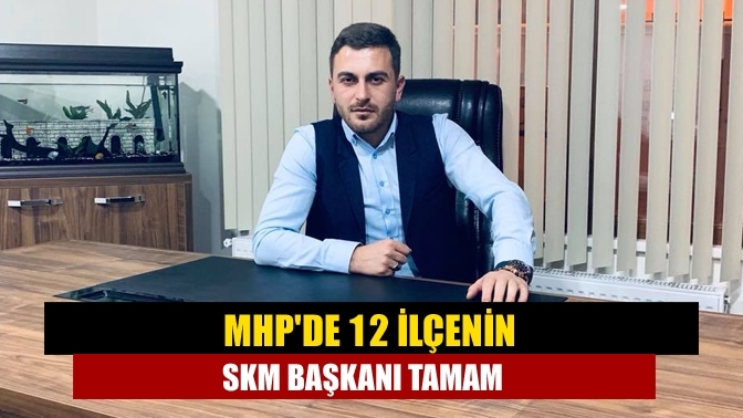 MHP'de 12 ilçenin SKM Başkanı tamam